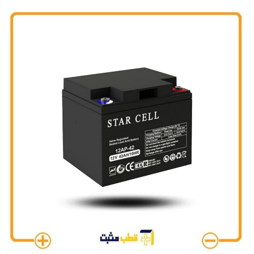 باتری یو پی اس 42 آمپر ساعت استارسل – 12V 42Ah Star Cell — تصویر ۳