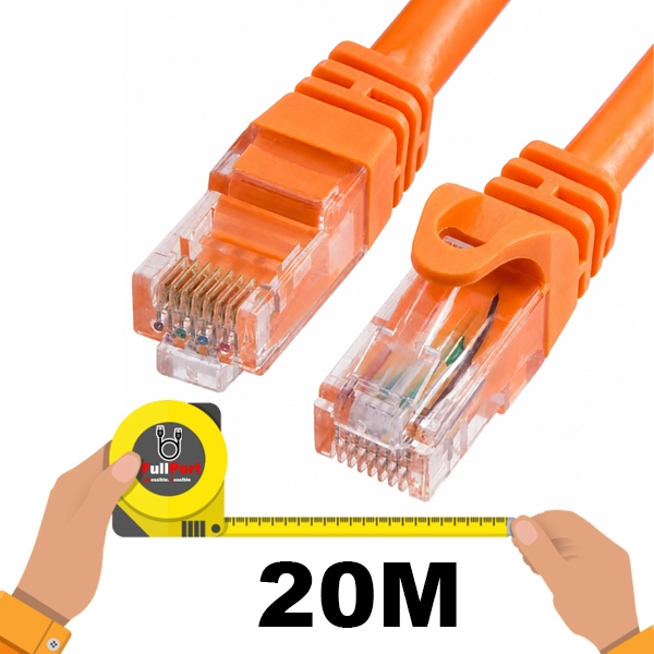 کابل شبکه پچ کورد VSL-2000 واصل CAT6 UTP طول 20 متری — تصویر ۲