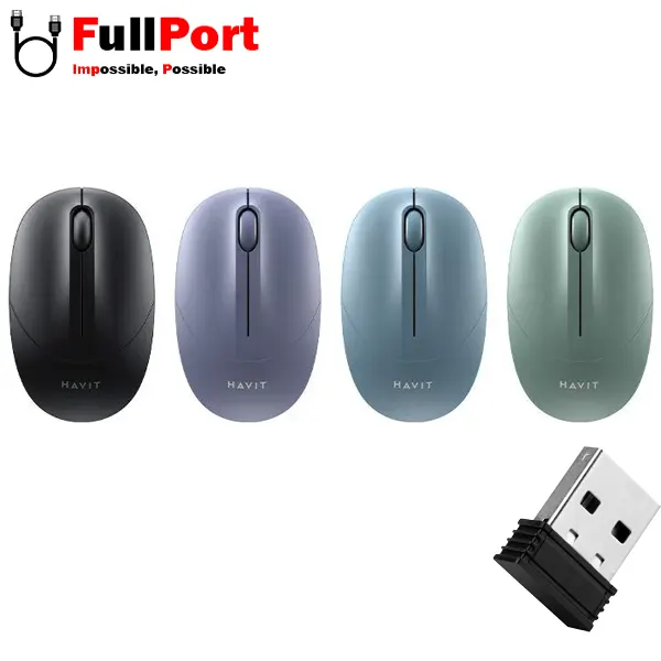 موس بی سیم هویت مدل HVMS-MS54GT — تصویر ۳