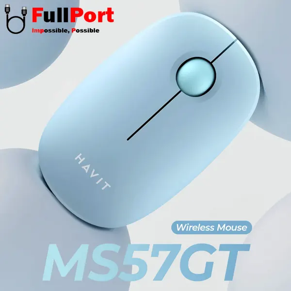موس بی سیم هویت مدل HVMS-MS57GT — تصویر ۷