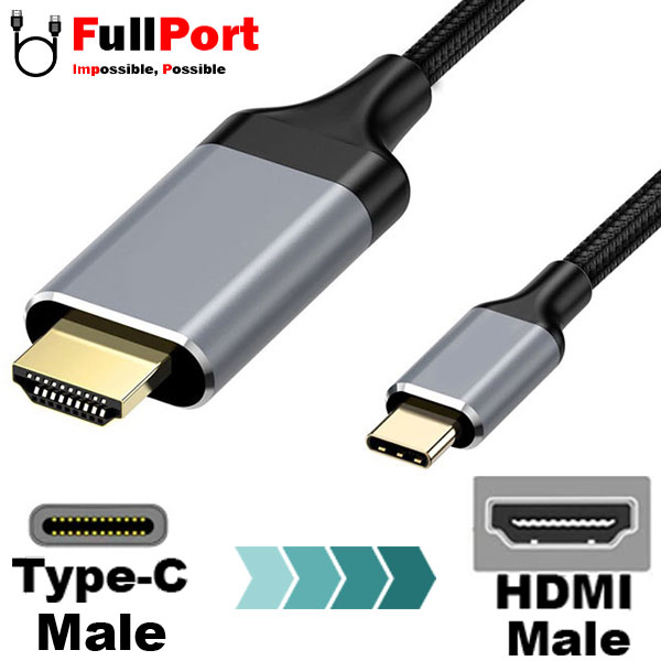 کابل Type-C به HDMI فرانت مدل FN-UCCH18 طول 1.8 متر — تصویر ۳