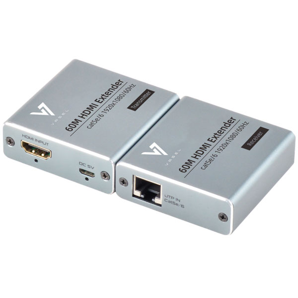 توسعه دهنده HDMI روی کابل شبکه 60 متر واصل مدل VSL-HD60 — تصویر ۲