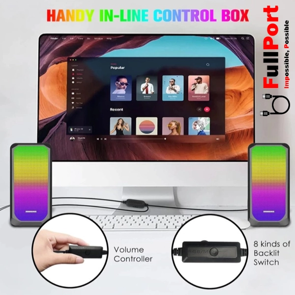 اسپیکر 2 تیکه آئولا مدل WIND N-600 — تصویر ۵
