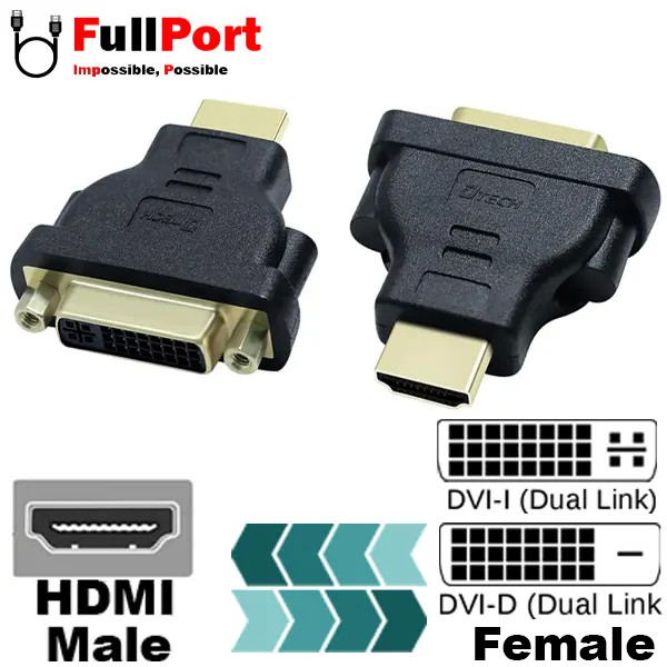 مبدل HDMI به DVI-D+I دی نت مدل DV2 — تصویر ۳