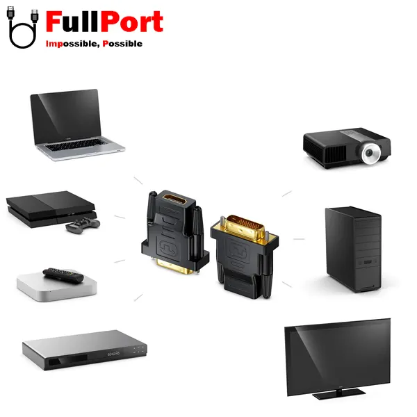 مبدل DVI-D+I به HDMI وی نت مدل V-CODV2HD — تصویر ۸