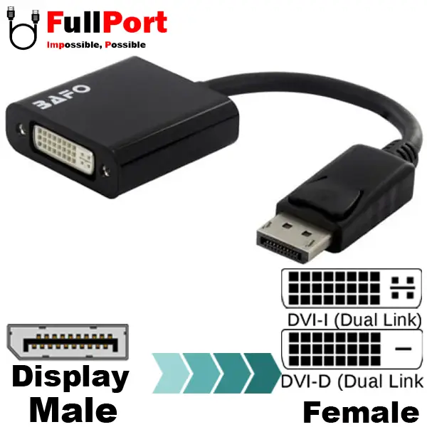 مبدل Display به DVI بافو مدل BF-3381 — تصویر ۳