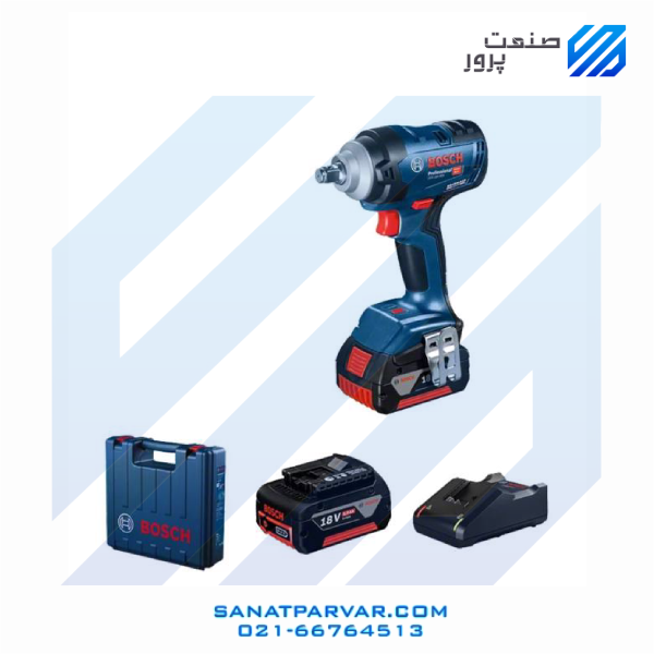 بکس شارژی 1050 نیوتون بوش مدل GDS 18V 1050 یکسال گارانتی ابزارسرا — تصویر ۳