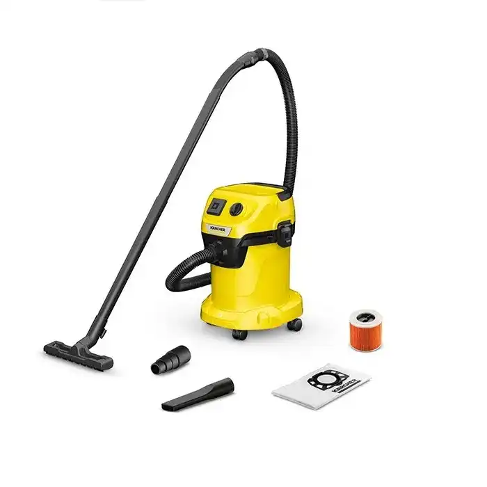 جاروبرقی نیمه صنعتی آب وخاک کارچر مدل WD 3 P V-17/4/20 یکسال گارانتی ابزارسرا — تصویر ۲