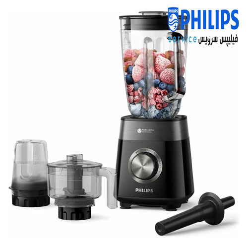 مخلوط کن فیلیپس مدل HR3033 ظرفیت ۲ لیتر ۳ کاره با کاسه شیشه — تصویر ۵