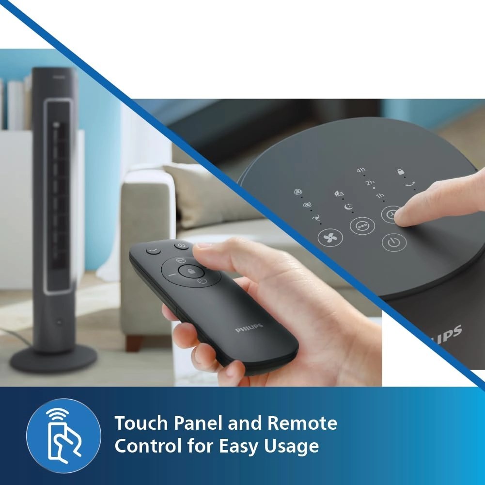 پنکه ایستاده فیلیپس مدل CX5535 با ریموت — تصویر ۴