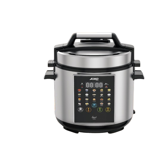 پلوپز چند کاره آیکو مدل AK1271PC ظرفیت ۶ لیتر با بدنه استیل — تصویر ۳