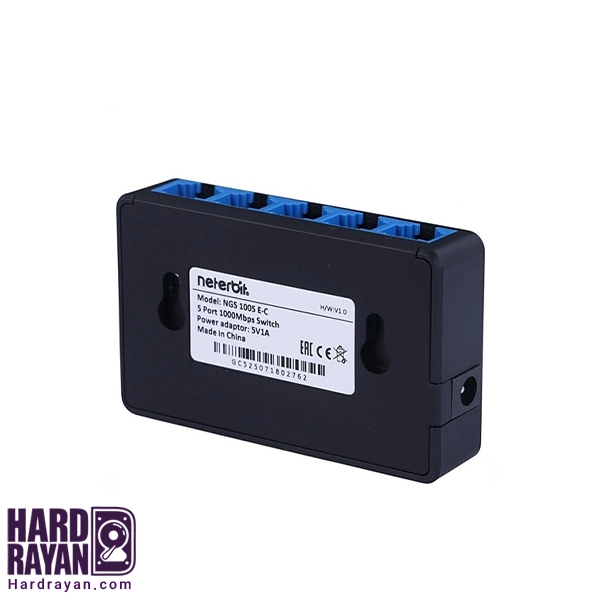 سوئیچ 5 پورت نتربیت مدل NGS-1005E-C — تصویر ۴