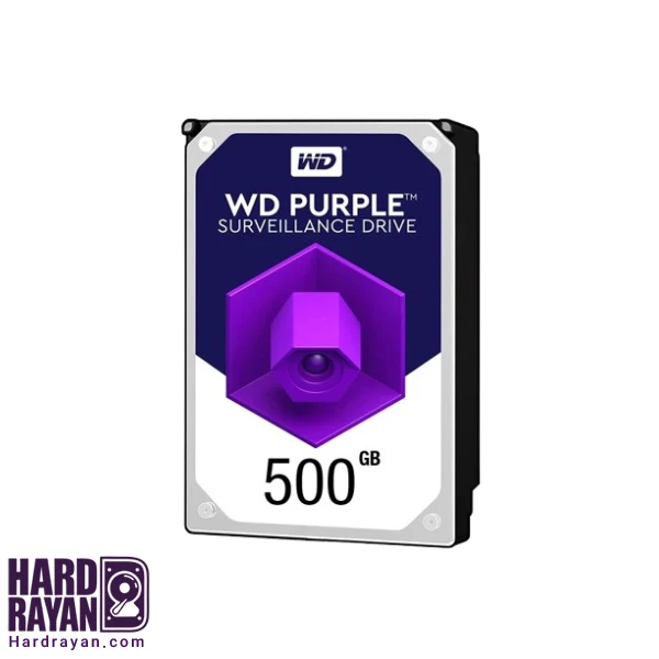 هارد دیسک اینترنال وسترن دیجیتال مدل Purple ظرفیت 500 گیگابایت — تصویر ۲
