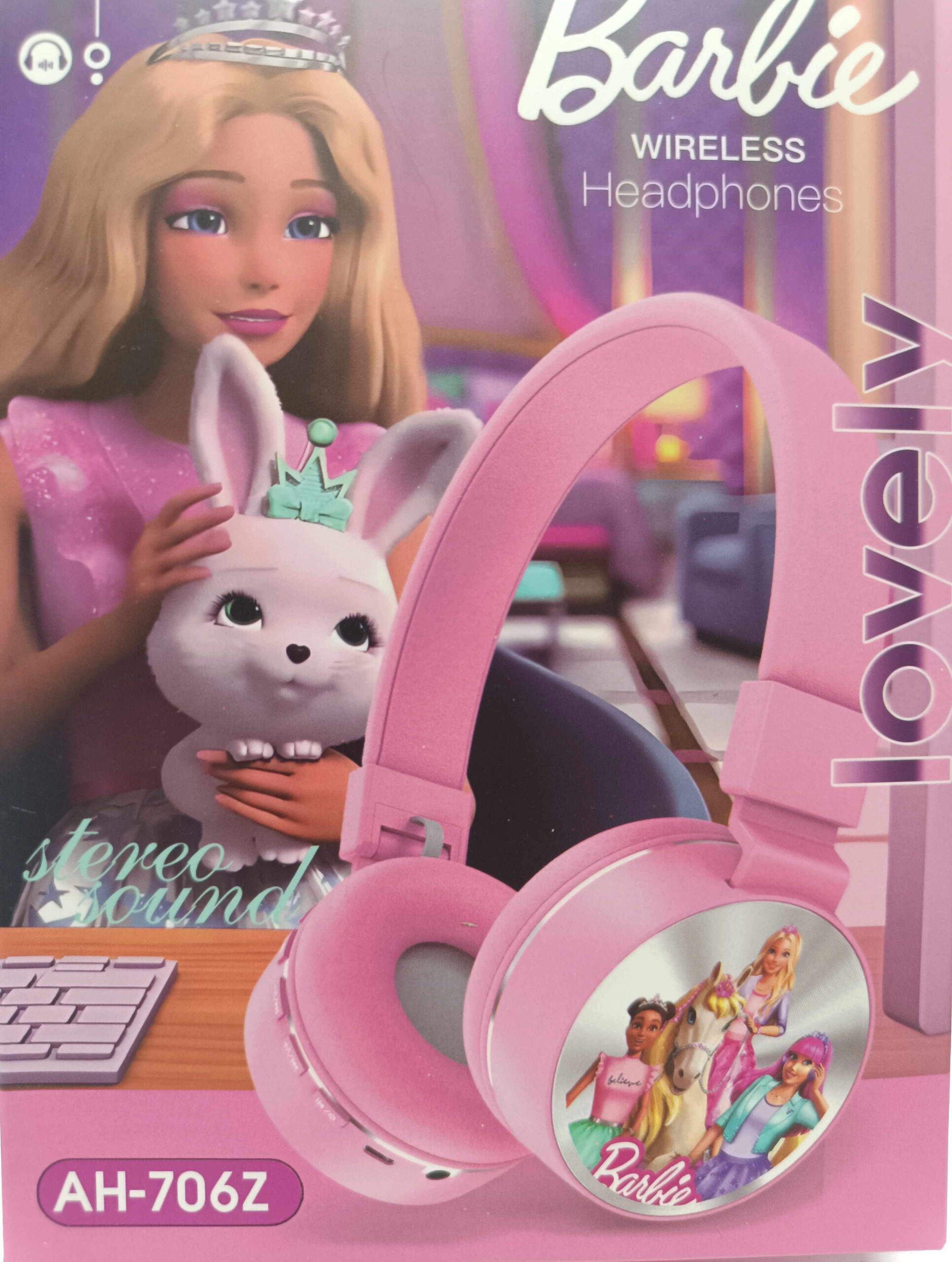 هدفون| بلوتوثی | باربی مدلBarbie AH-706Z — تصویر ۴