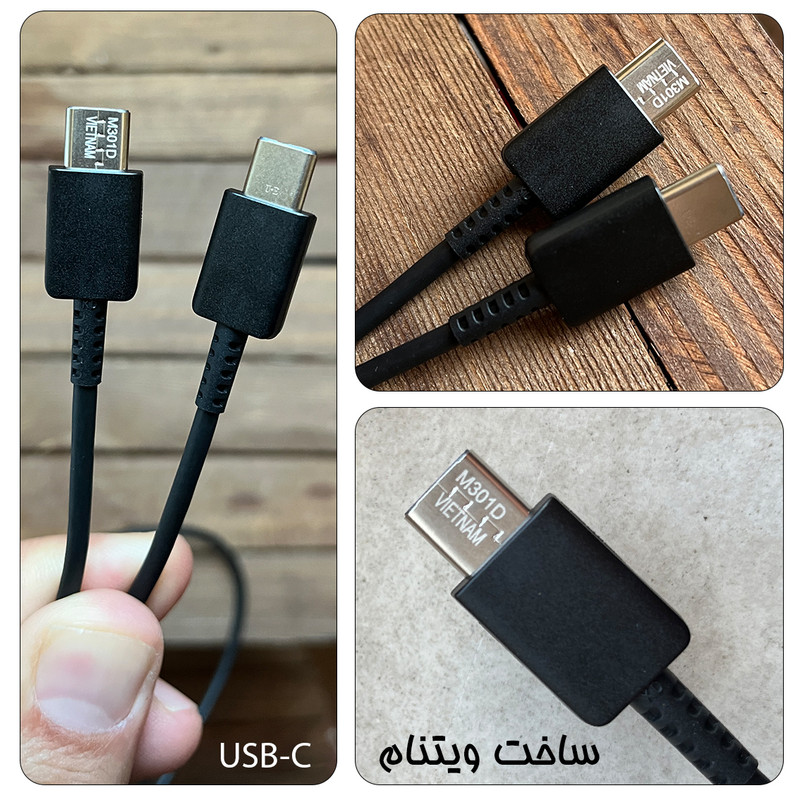 کابل شارژ سامسونگ| تایپ سی | SAMSUNG S25| Type C TO C — تصویر ۴