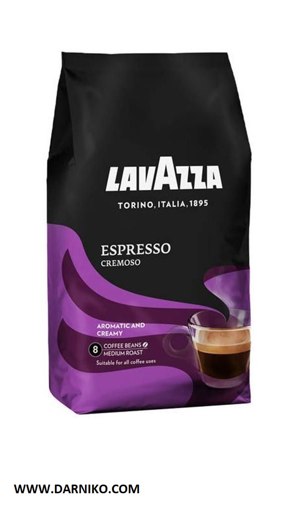 دانه قهوه لاوازا اسپرسو کرموسو Lavazza Espresso Cremoso 1Kg