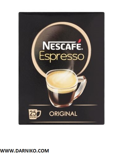 قهوه اسپرسو فوری اورجینال نسکافه 25 عددی NESCAFÉ Espresso