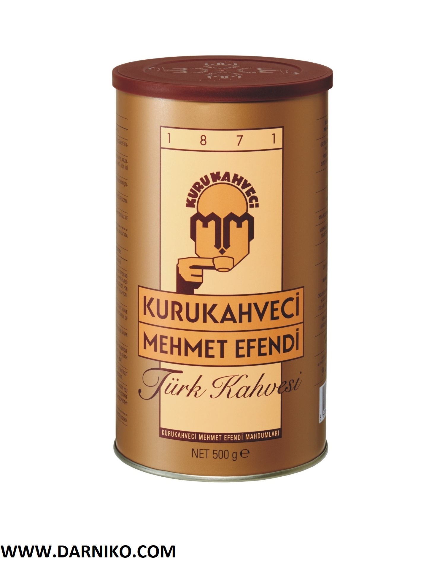 پودر قهوه ترک مهمت افندی ترکیه 500 گرمی Mehmet Efendi