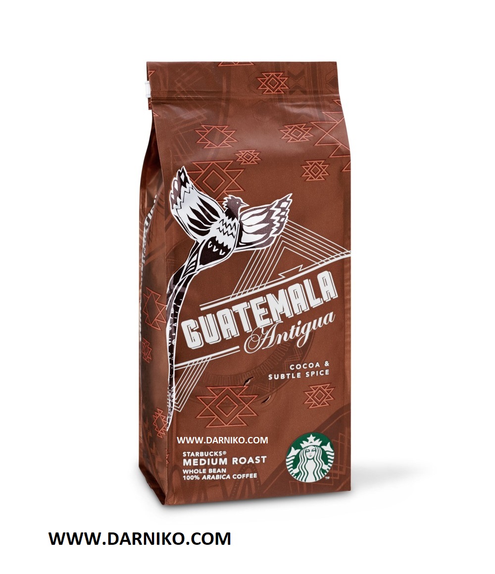 دانه قهوه استارباکس گواتمالا آنتیگوا 250 گرمی StarBucks Guatemala Antigua — تصویر ۲
