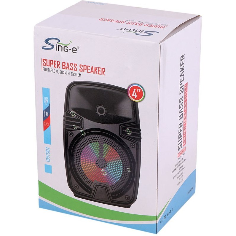 اسپیکر بلوتوثی فلش خور Sing-E ZQS1461 — تصویر ۶