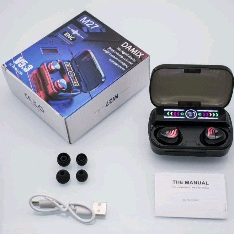ایرپاد هندزفری بیسیم ا handsfree wireless M27 — تصویر ۵