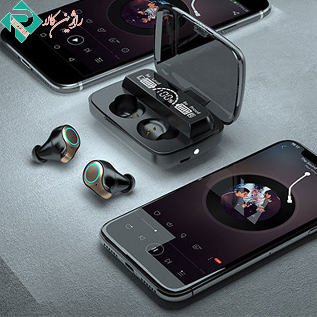 ایرپاد بیسیم newest مدل m20 – مشکی ا airpod airdots newest m20 — تصویر ۳