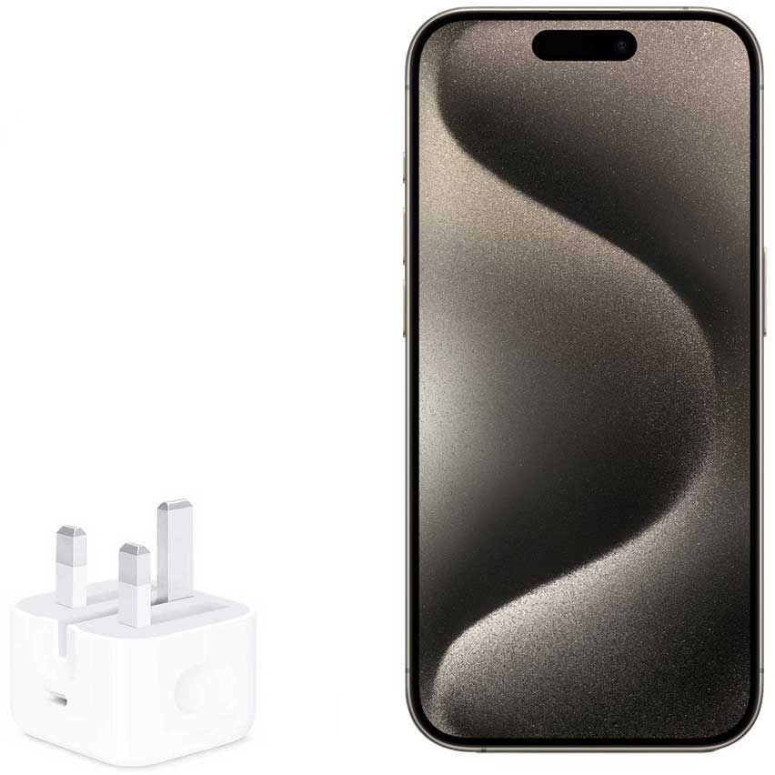 شارژر دو پرت برند اپل 35 وات مخصوص آیفون 14 و 15 – سفید ا Apple dual port charger 35 w — تصویر ۳