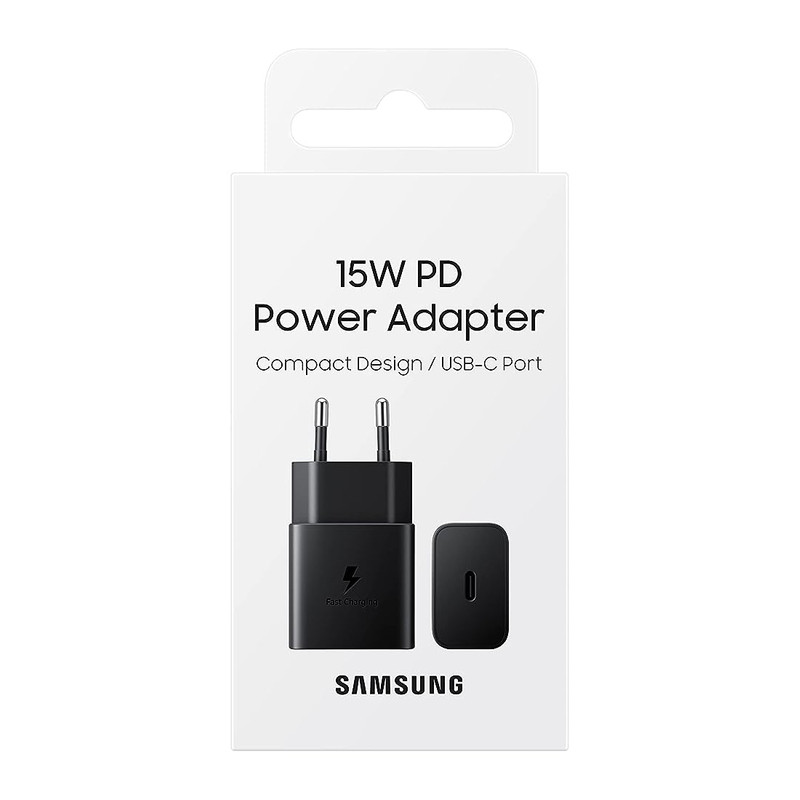 شارژر دیواری فست شارژ Samsung 15W Type-C + ا Samsung 15W Fast