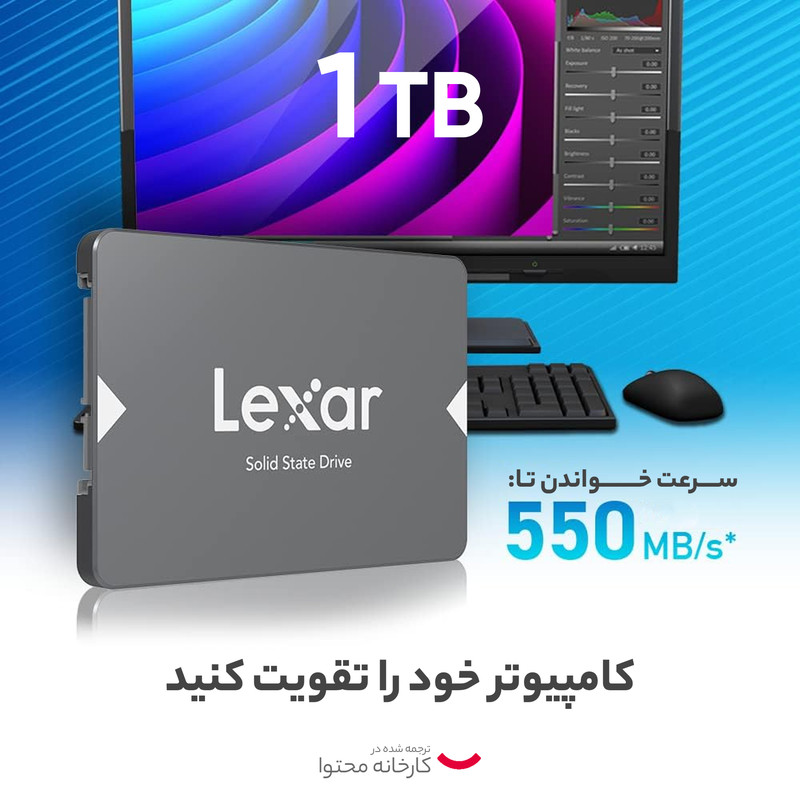 اس اس دی لکسار مدل NS100 ظرفیت 1 ترابایت — تصویر ۸