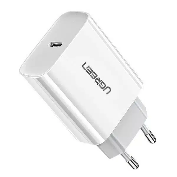 شارژر دیواری ۲۰ وات با پورت USB-C PD یوگرین مدل CD137 کد: 60450