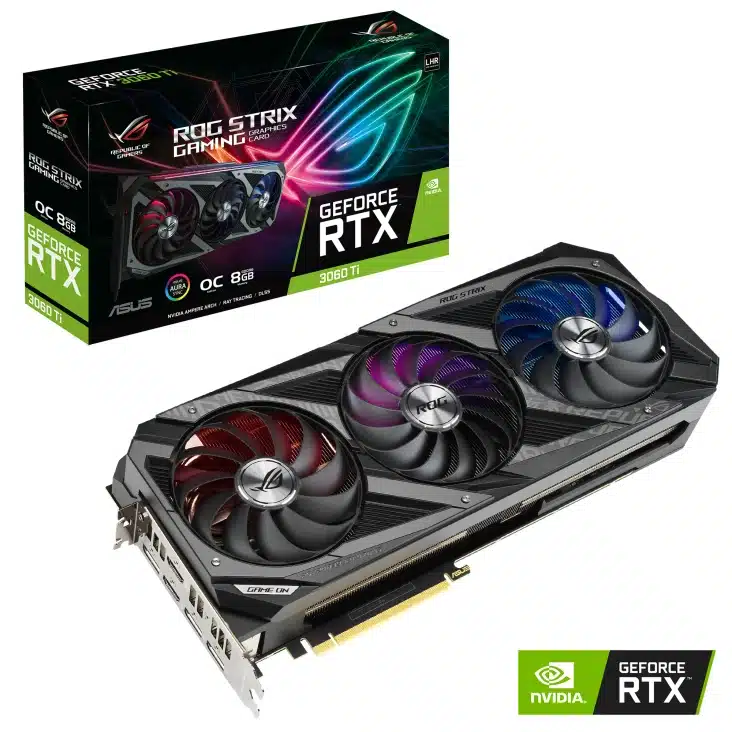 کارت گرافیک استوک ASUS ROG STRIX RTX 3060 Ti