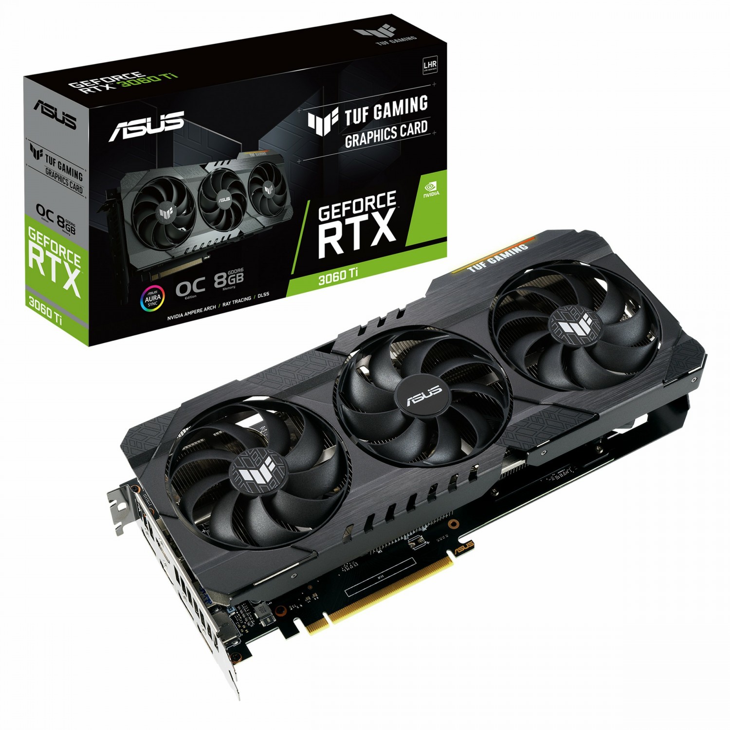 کارت گرافیک ایسوس TUF-RTX3060TI-O8G-GAMING