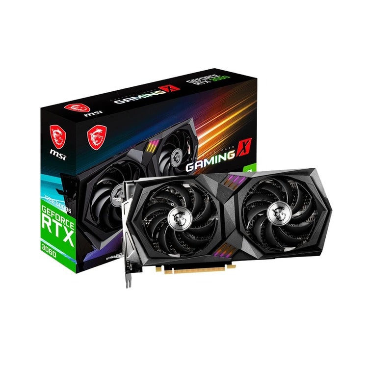 کارت گرافیک استوک ام اس آی مدل GeForce RTX 3060 GAMING X 12G