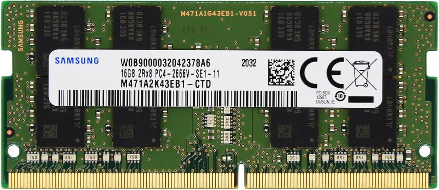رم لپ تاپ سامسونگ 16GB DDR4 2666MHz