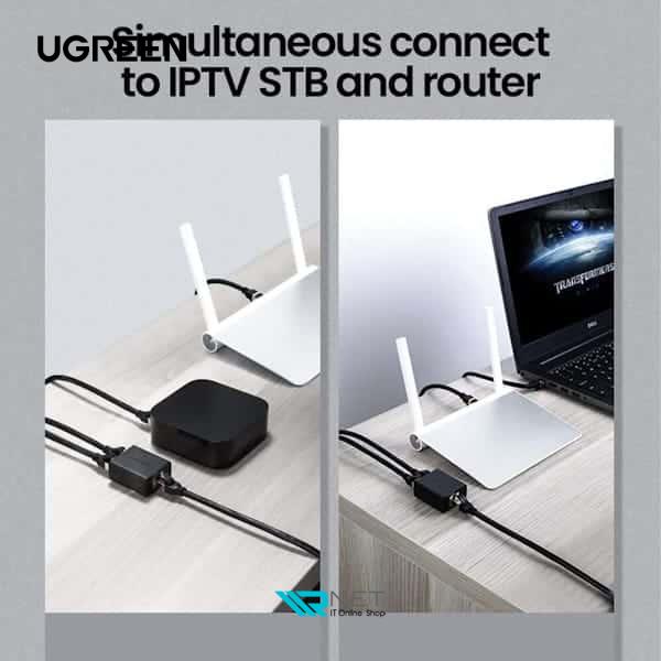تبدیل دو پورت POE یوگرین UGREEN مدل CM210 کد 50923مدل: 50923 — تصویر ۷