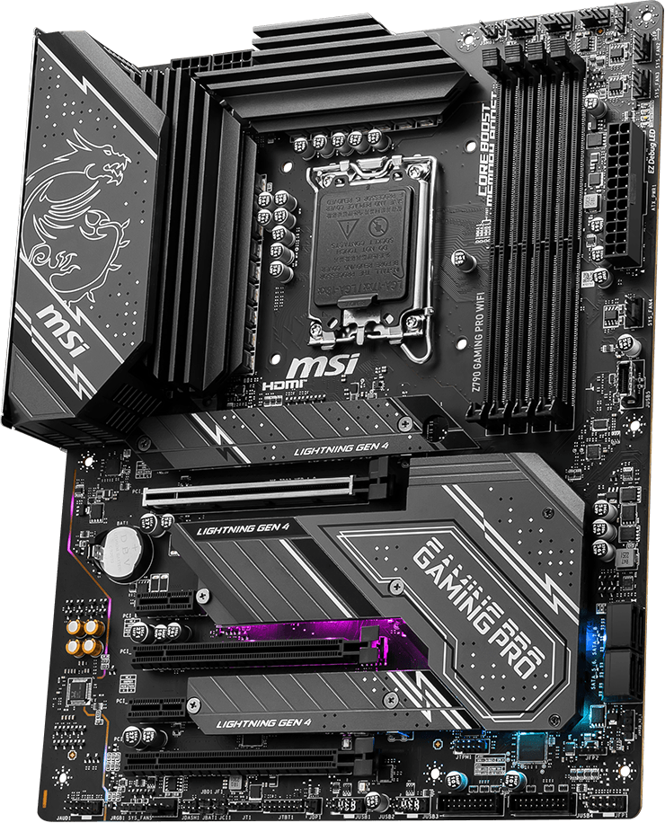 مادربرد استوک ام اس آی مدل MSI Z790 GAMING PRO WIFI DDR5 — تصویر ۳
