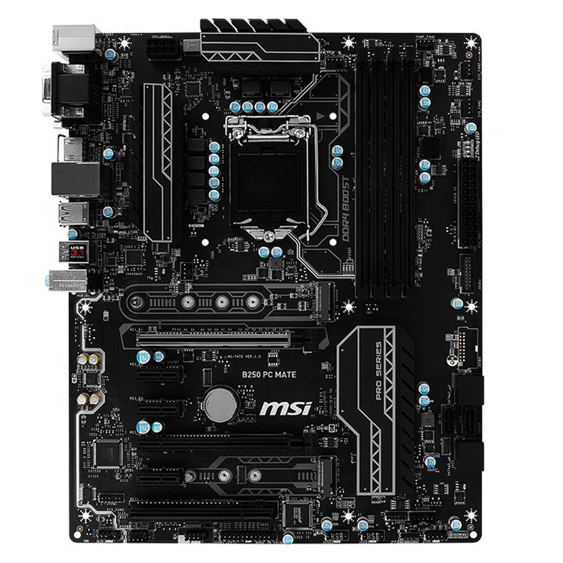 مادربرد استوک ام اس آی مدل B250 PC MATE