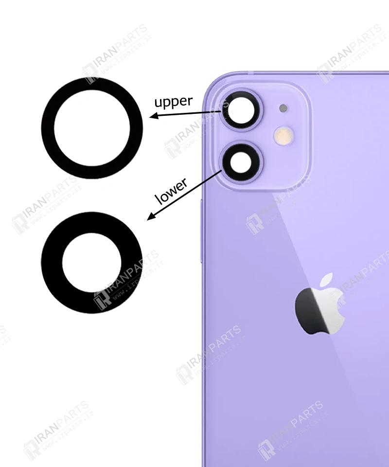 شیشه لنز دوربین آیفون 12 مینی | iPhone 12 Mini Glass Camera — تصویر ۶