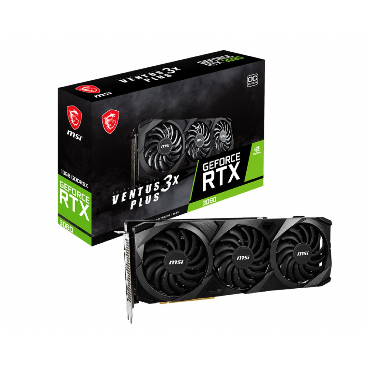 کارت گرافیک ام اس آی GeForce RTX 3080 VENTUS 3X OC 10G