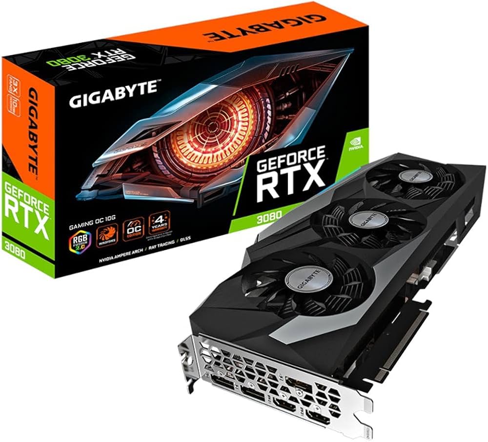 کارت گرافیک استوک گیگابایت GeForce RTX 3080 GAMING OC 10G
