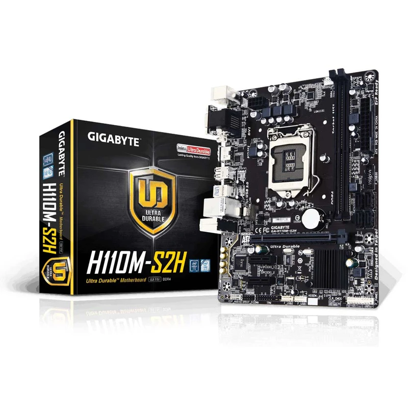 مادربرد گیگابایت مدل GA-H110M-S2H-استوک