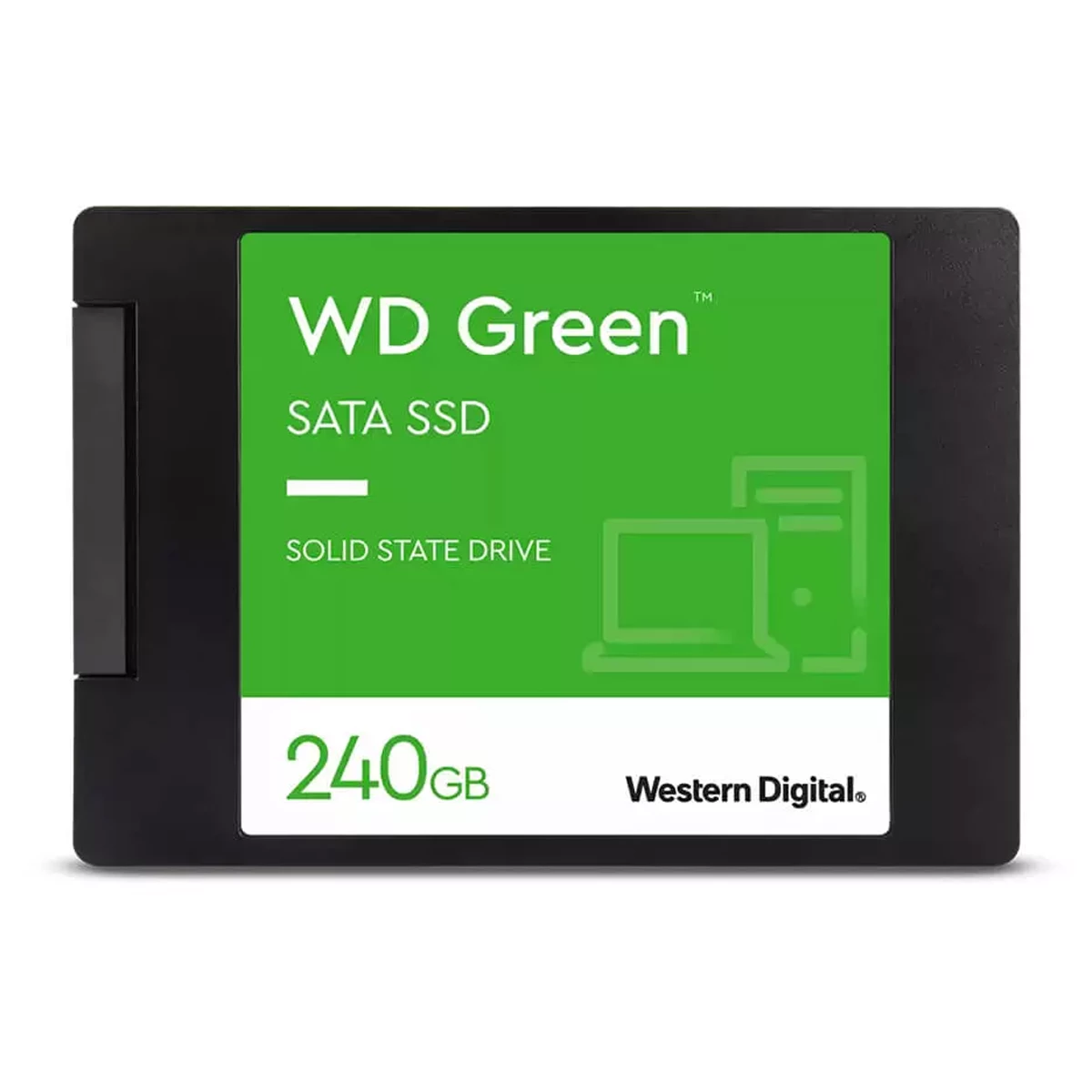 اس اس دی اینترنال وسترن دیجیتال مدل Green ظرفیت 240 گیگابایت — تصویر ۳