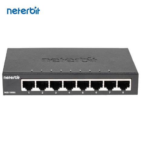 سوئیچ 8 پورت گیگابیت نتربیت Neterbit مدل NGS-1008A — تصویر ۲