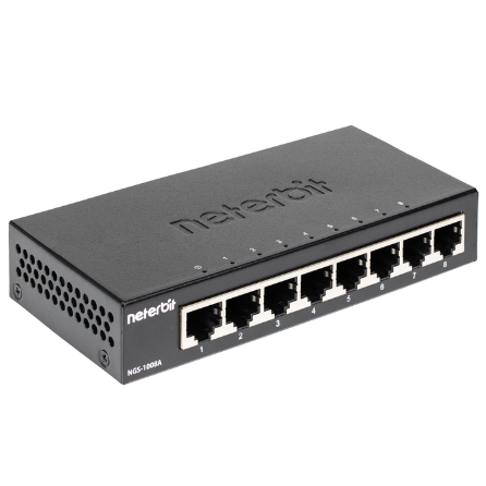 سوئیچ 8 پورت گیگابیت نتربیت Neterbit مدل NGS-1008A — تصویر ۳