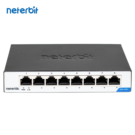سوئیچ 8 پورت 10/100 نتربیت Neterbit مدل NES-1008C — تصویر ۲