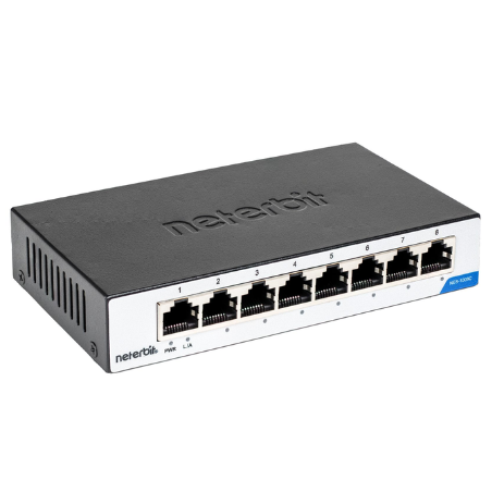 سوئیچ 8 پورت 10/100 نتربیت Neterbit مدل NES-1008C — تصویر ۳