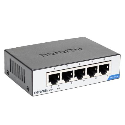 سوئیچ 5 پورت 10/100 نتربیت Neterbit مدل NES-1005C — تصویر ۳
