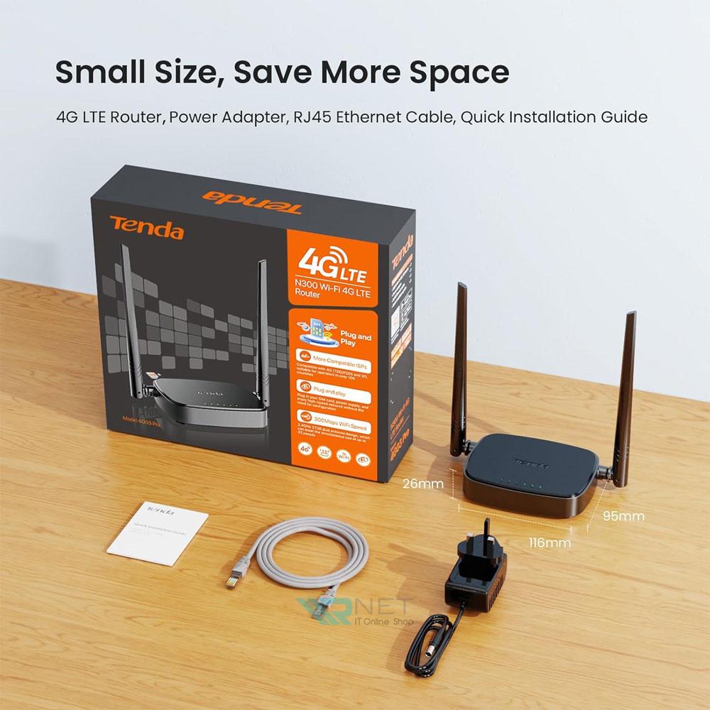 مودم 4G LTE تندا مدل Tenda 4G03 Pro — تصویر ۳