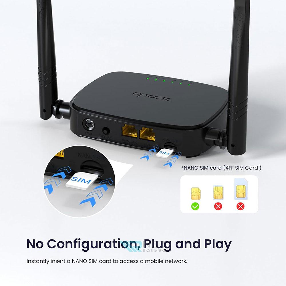مودم 4G LTE تندا مدل Tenda 4G03 Pro — تصویر ۷