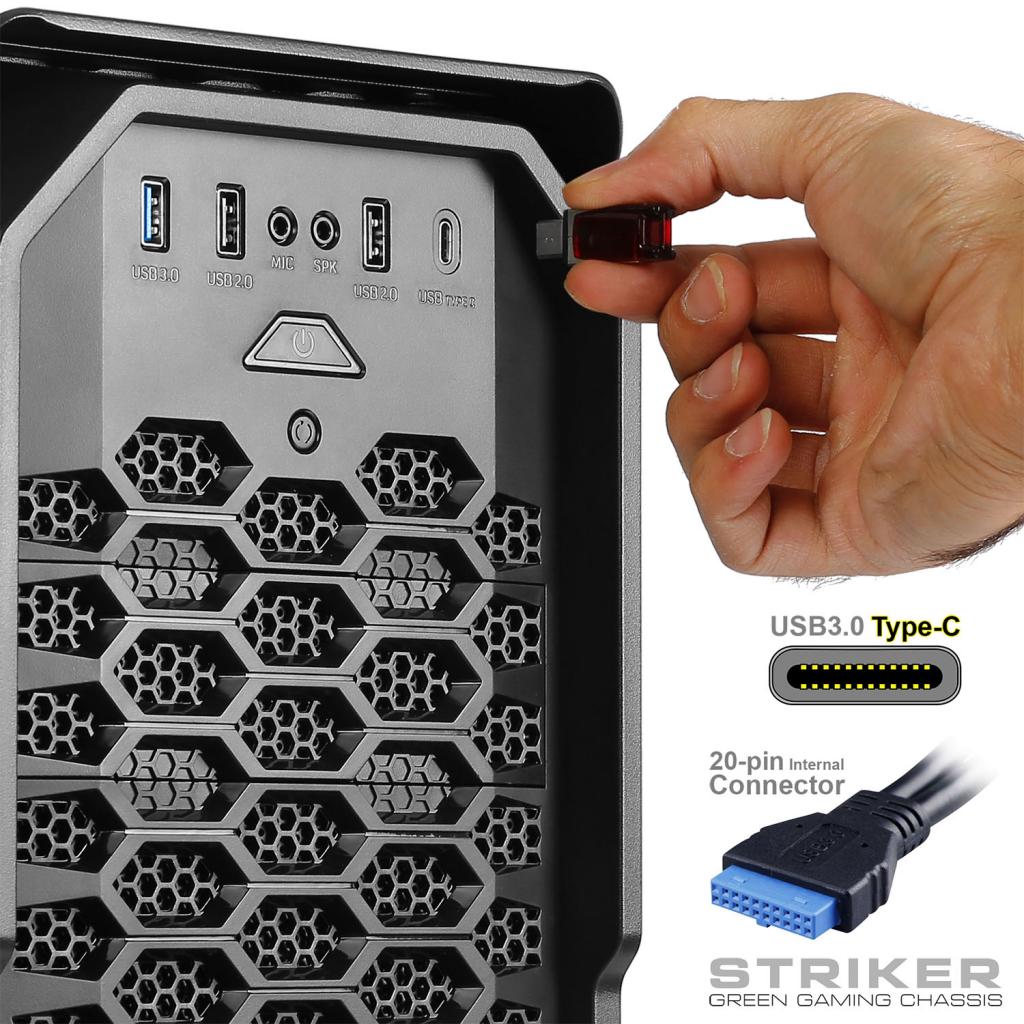 کیس گرین STRIKER — تصویر ۳